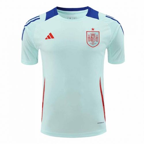 Spain Pre-Match Training Jersey EURO - Blue