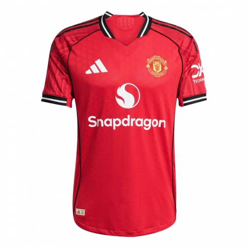 Authentic Manchester United Home Soccer Jersey 2025/26 Red