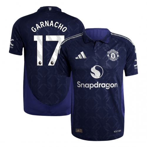 Manchester United GARNACHO #17 Away Soccer Jersey Authentic