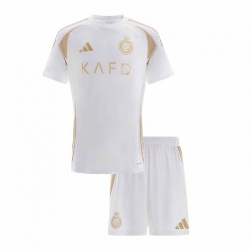Al Nassr Third Away Soccer Jersey Kit Kids(Jersey+Shorts)