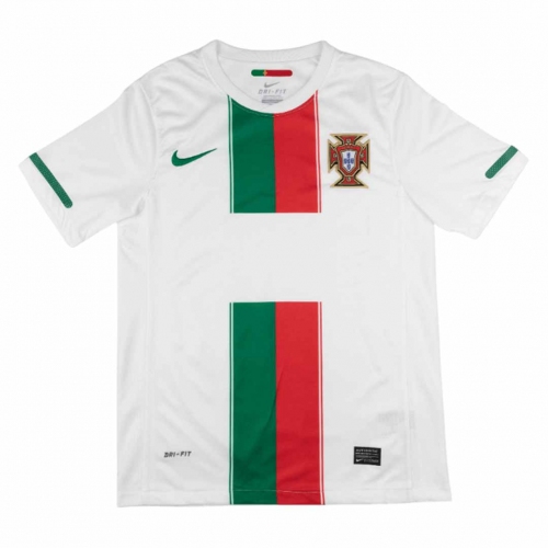 Portugal Away Soccer Jersey Retro 2010