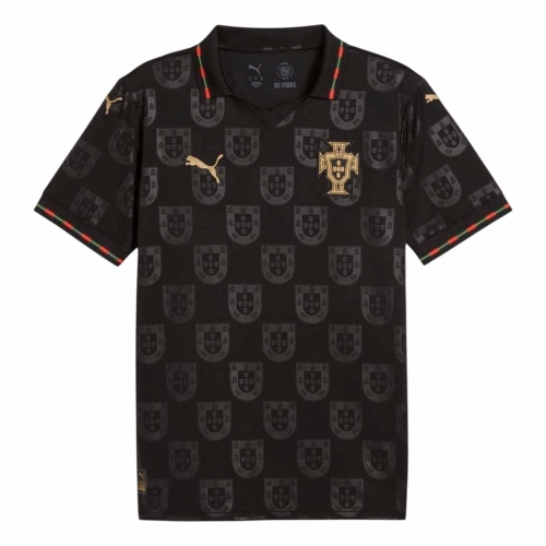 Portugal Concept Special Soccer Jersey World Cup 2026 Black