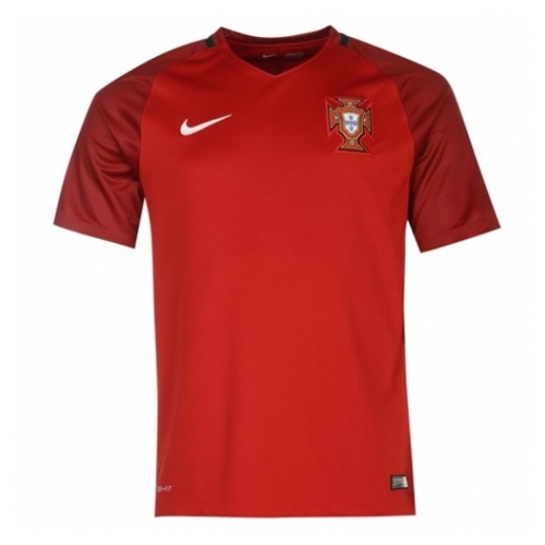 Portugal Home Soccer Jersey Retro 2016