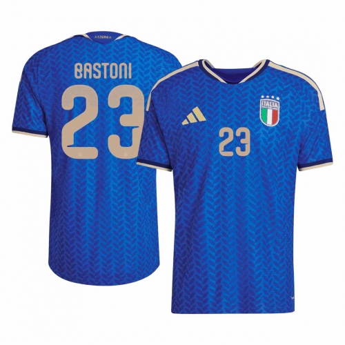 Italy BASTONI #23 Home Soccer Jersey Authentic 2026