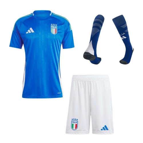 Italy Home Jersey Kit EURO (Jersey+Shorts+Socks)