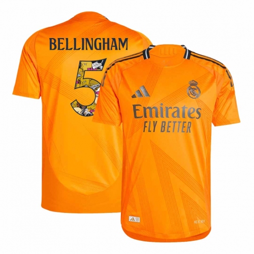 Real Madrid BELLINGHAM #5 Away Jersey Authentic