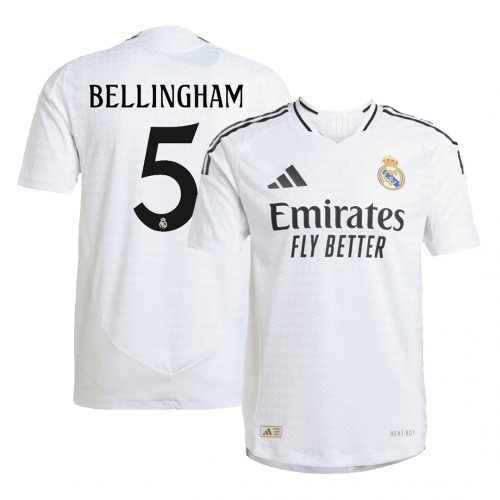 Real Madrid BELLINGHAM #5 Home Jersey Authentic