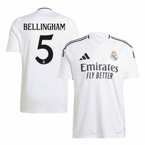 Real Madrid BELLINGHAM #5 Home Jersey