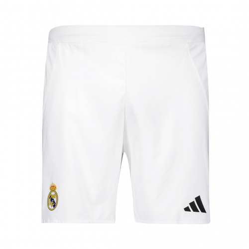 Real Madrid Home Soccer Shorts Authentic