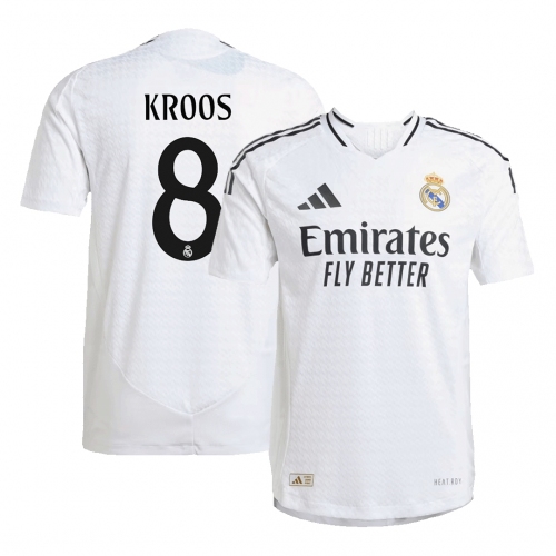 Real Madrid KROOS #8 Home Jersey Authentic