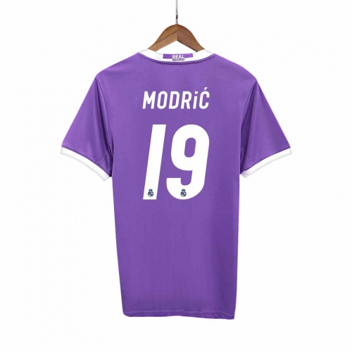 Real Madrid MODRI? #19 Away Soccer Jersey Retro 2016/17