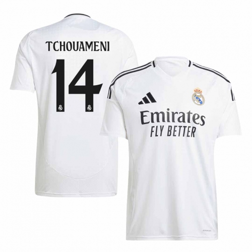 Real Madrid TCHOUAMENI #14 Home Jersey