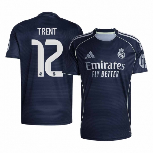 Real Madrid TRENT #12 Away Soccer Jersey 2025/26