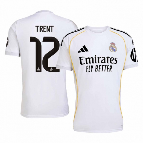 Real Madrid TRENT #12 Home Soccer Jersey 2025/26