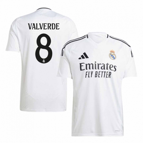 Real Madrid VALVERDE #8 Home Jersey
