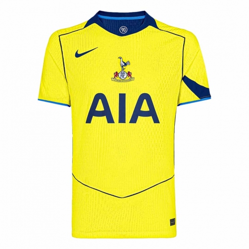 Authentic Tottenham Hotspur Third Away Soccer Jersey 25/26 Yellow