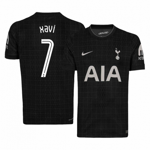 Tottenham Hotspur XAVI #7 Away Soccer Jersey 2025/26 - UCL Edition
