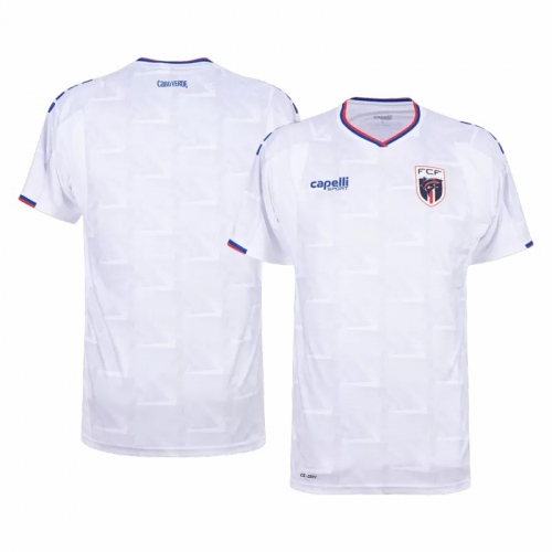 Cape Verde Away Soccer Jersey World Cup 2026 White