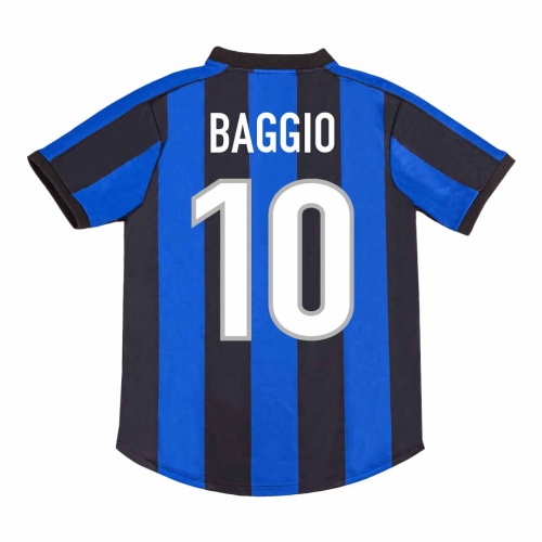 Inter Milan BAGGIO #10 Home Soccer Jersey Retro 1999/00