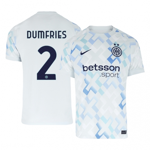 Inter Milan DUMFRIES #2 Away Soccer Jersey 2025/26