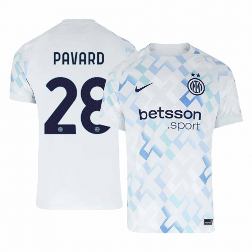Inter Milan PAVARD #28 Away Soccer Jersey 2025/26