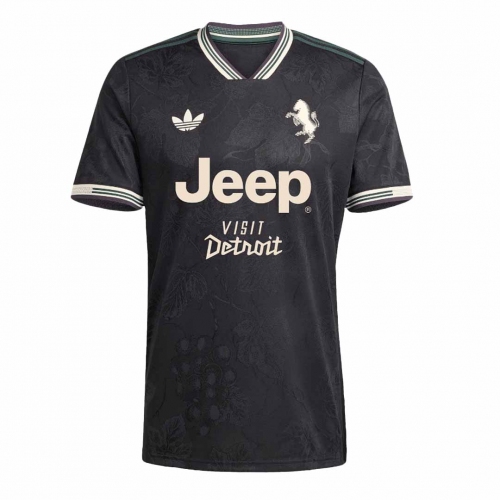 Authentic Juventus Third Away Soccer Jersey 25/26 Black