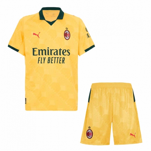 AC Milan Third Away Soccer Jersey Kit 2025/26 (Jersey+Shorts)