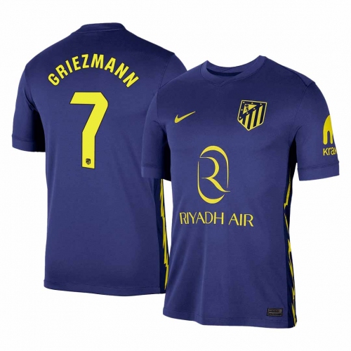 Atletico Madrid GRIEZMANN #7 Away Soccer Jersey 2025/26