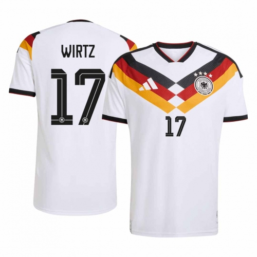 Germany WIRTZ #17 Home Soccer Jersey Authentic 2026