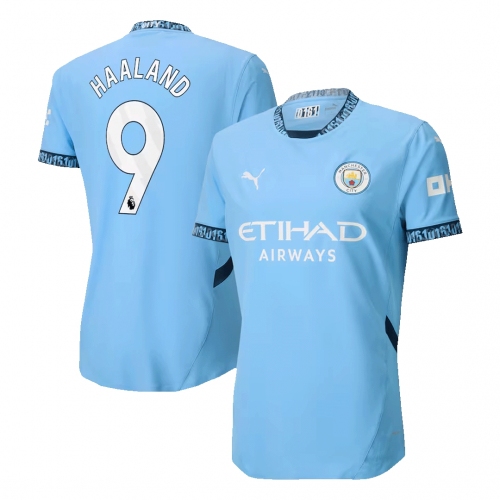 Manchester City HAALAND #9 Home Jersey Authentic