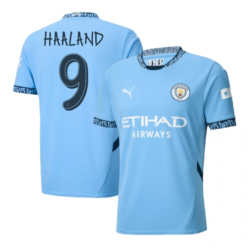 Manchester City HAALAND #9 Home Jersey - UCL Edition