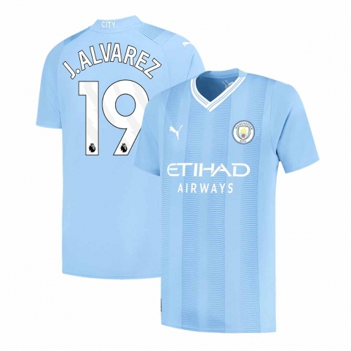 Manchester City J.ALVAREZ #19 Home Jersey 2023/24