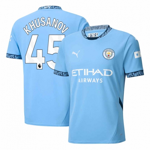 Manchester City KHUSANOV #45 Home Jersey