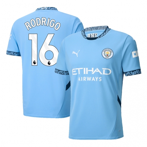 Manchester City RODRIGO #16 Home Jersey