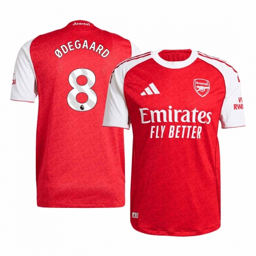 Arsenal DEGAARD #8 Home Soccer Jersey Authentic 2025/26