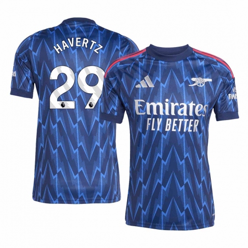 Arsenal HAVERTZ #29 Away Soccer Jersey 2025/26