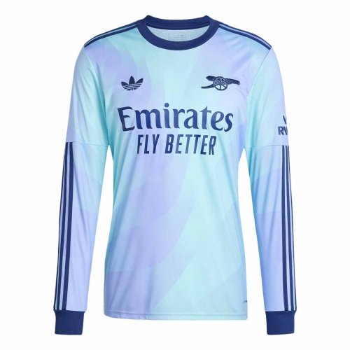 Arsenal Long Sleeve Third Away Soccer Jersey